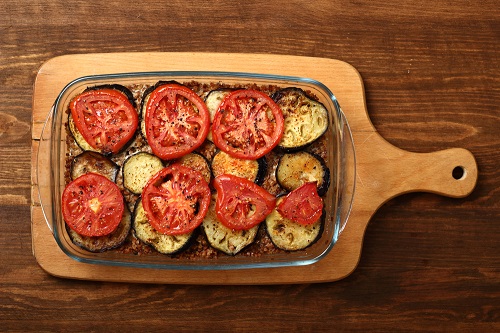 simple-baby-shower-food-ideas-roasted-eggplant-with-tomato