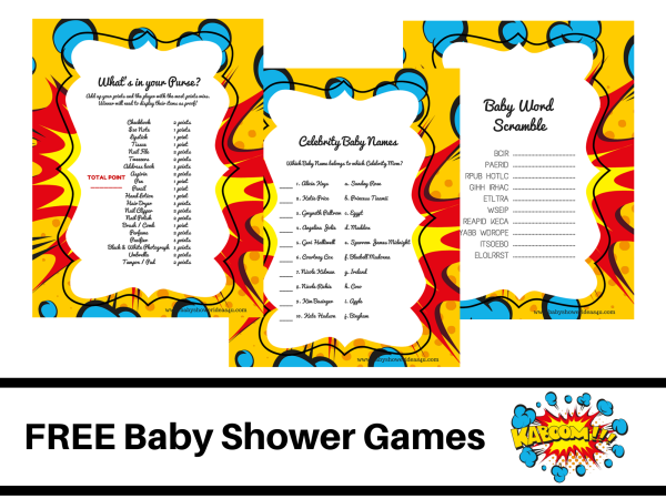 Superhero Baby Shower Theme Ideas – Baby Shower Ideas 4U