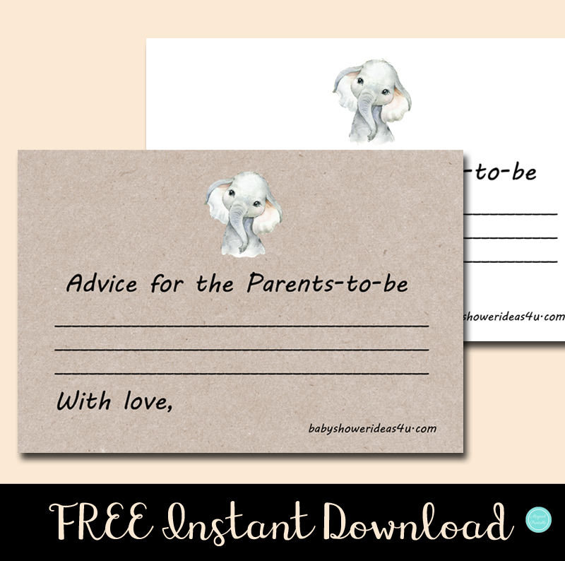 Free Printables – Baby Shower Ideas 4U