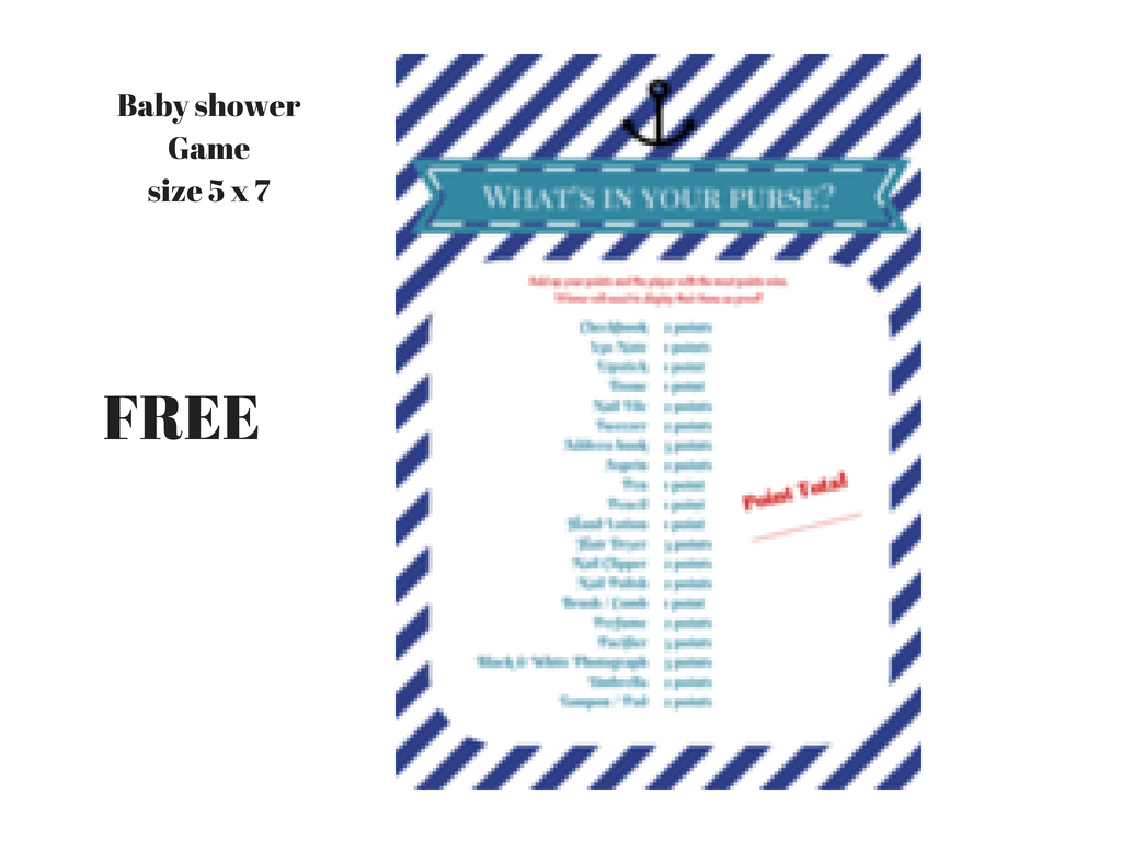free nautical baby shower printable