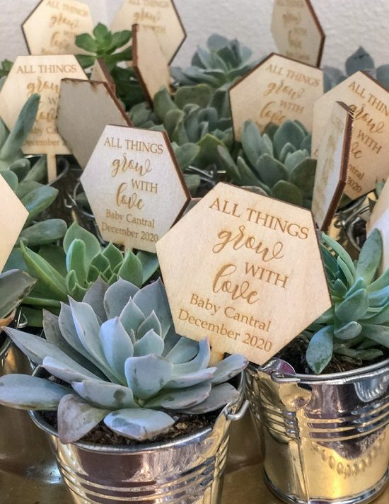 All Things Grow With Love Succulent Tags