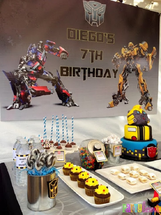 Transformers Birthday Party- Ethan's Trans4mer Party! » Boy Birthdays