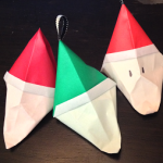 DIY Santa Claus Origami Favor Box