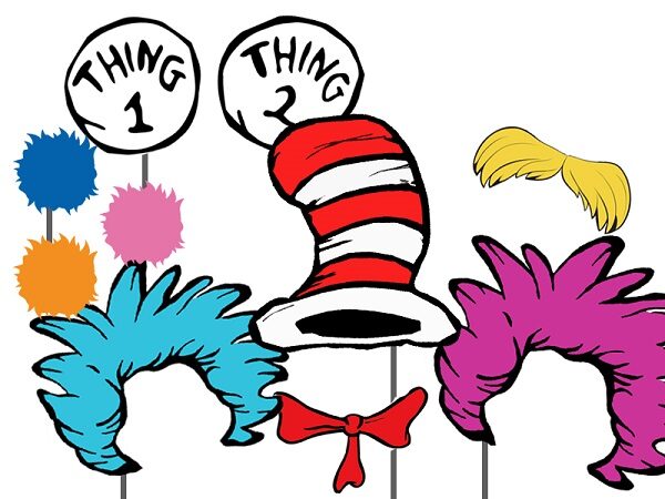 Dr Seuss Inspired Photo Booth Props