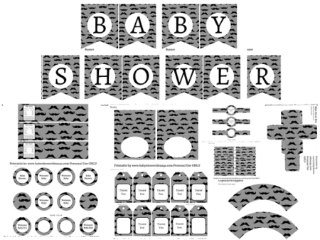 A Little Man Baby Shower Theme – Baby Shower Ideas 4U