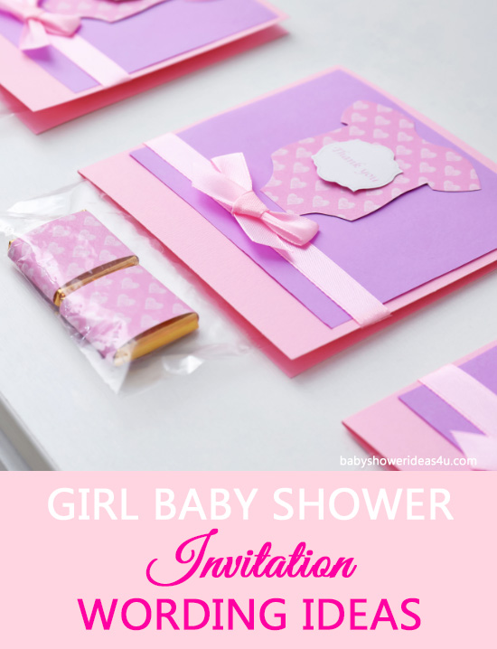 Girl Baby Shower Invitation Wording
