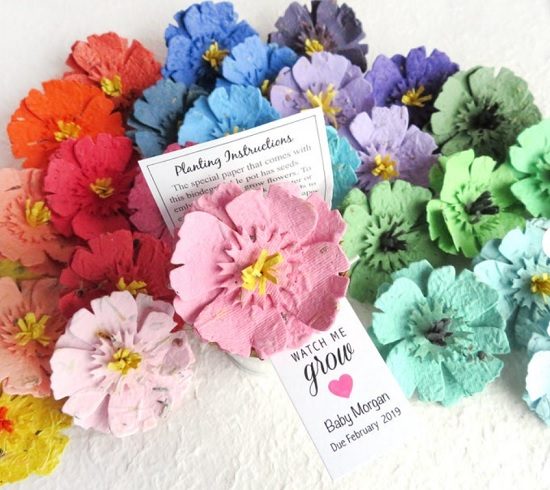 Handmade Seed Paper Flowers