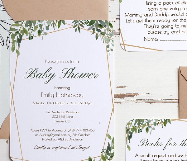 How And What To Write Baby Shower Invitation Wording Baby Shower Ideas 4u