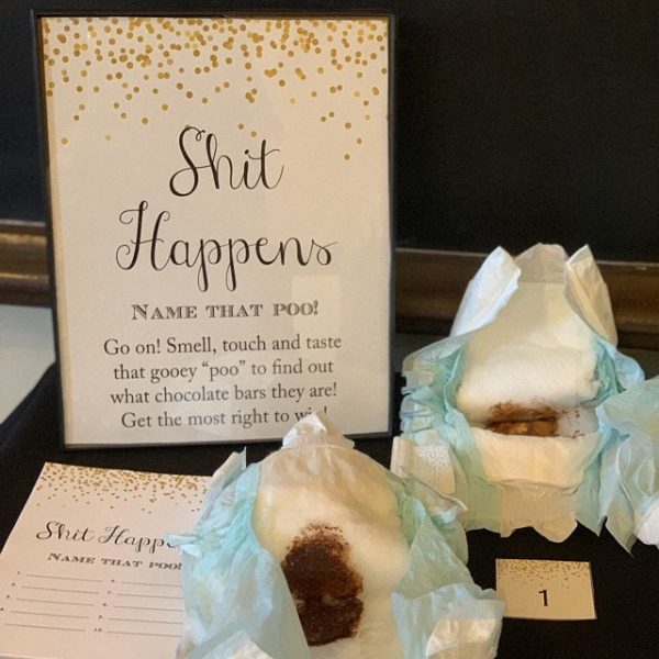 Shit happens baby shower game