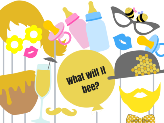 what will it bee photobooth props