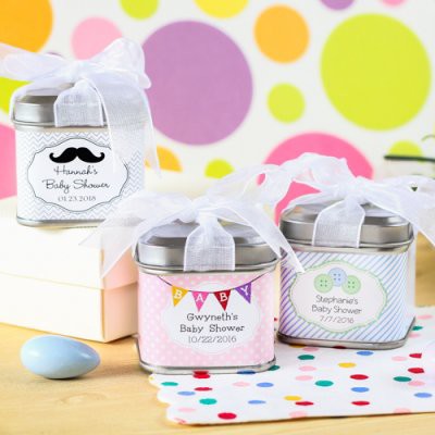 personalized-baby-shower-favor-tins-in different themes