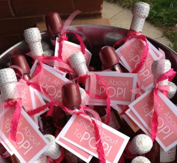 shes about to pop champagne