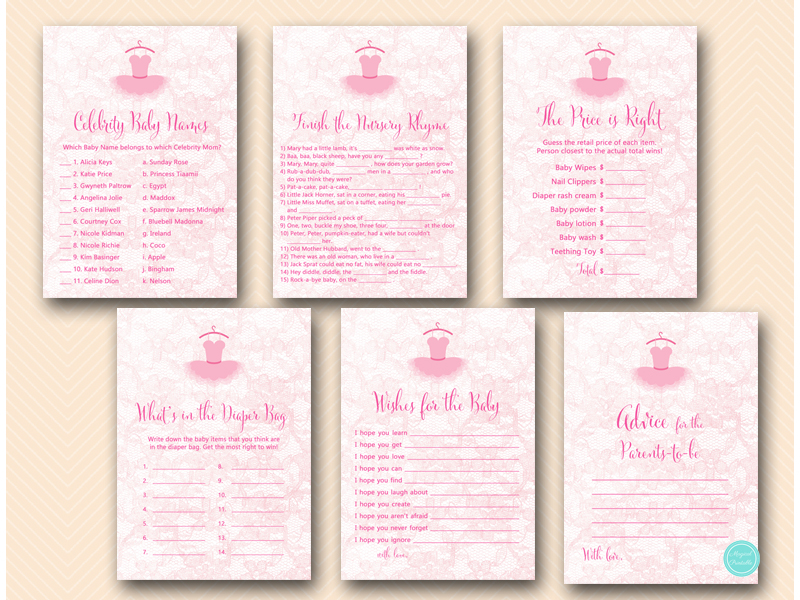 Ballerina Themed Baby Shower Ideas – Tutu Cute – Baby Shower Ideas 4U
