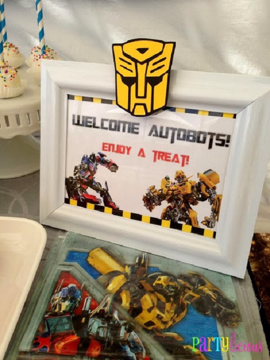 welcome autobots sign
