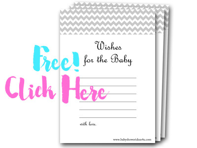 wishes-for-the-baby-blank free baby shower games