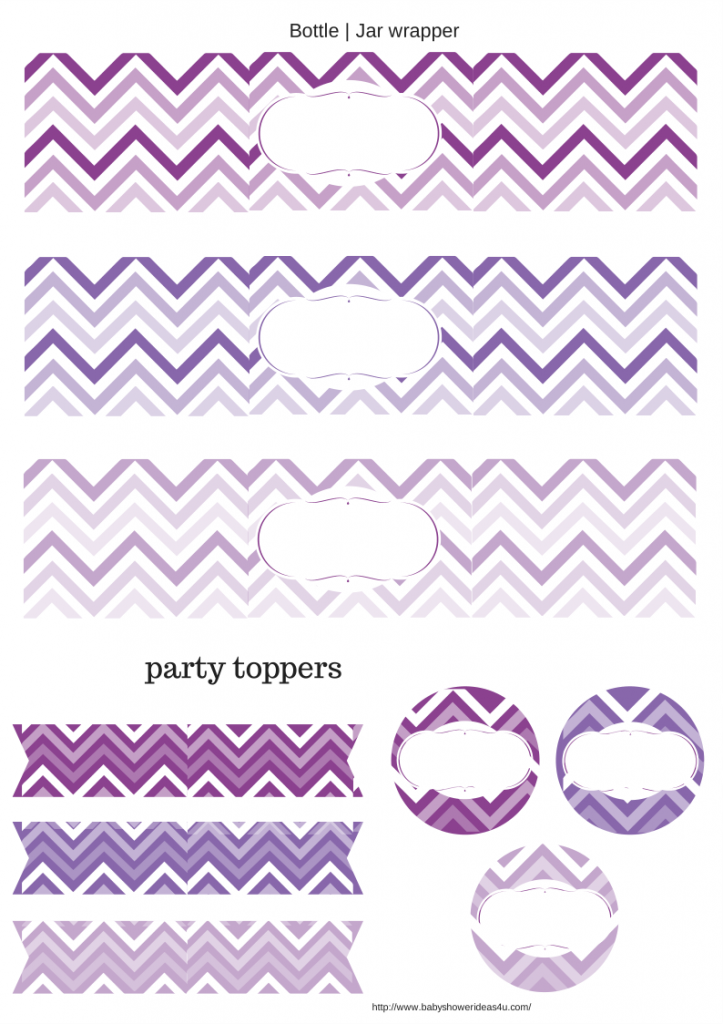03 free printable baby shower party packs by babyshowerideas4u