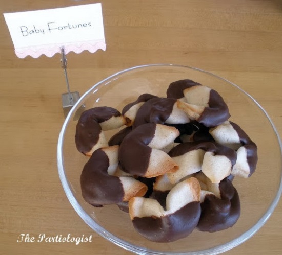 Homemade fortune cookies