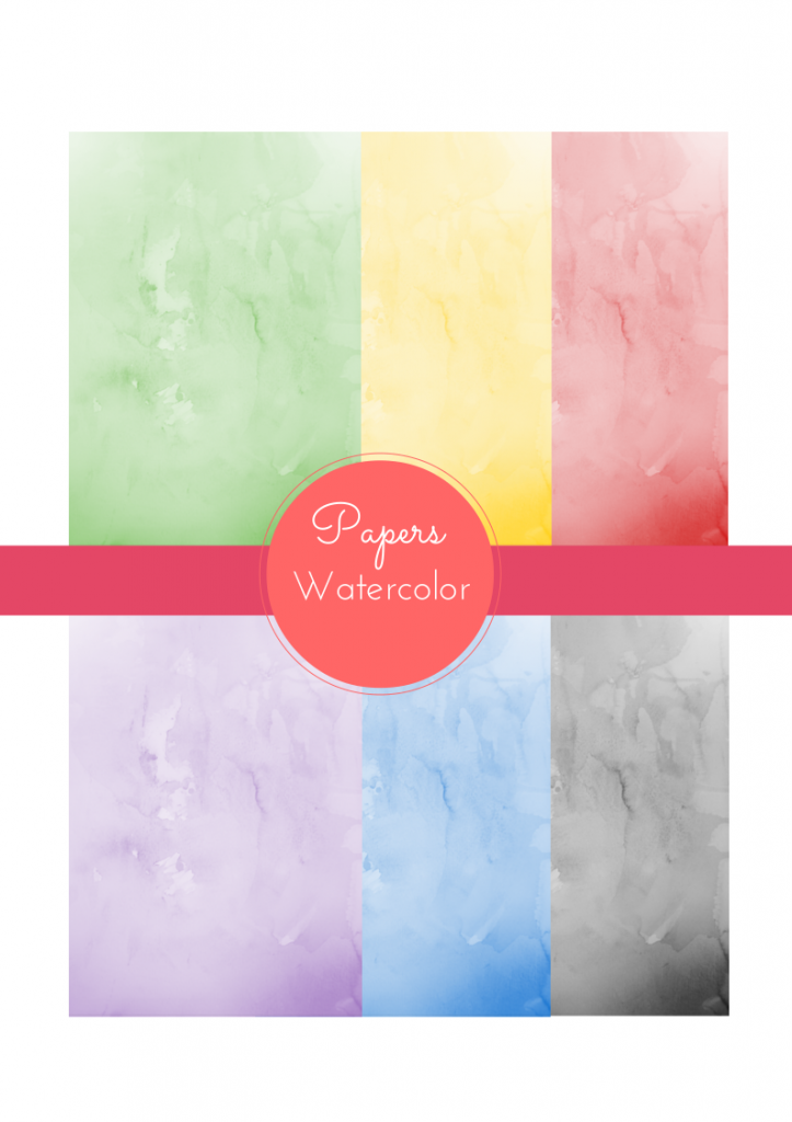 free watercolor digital papers