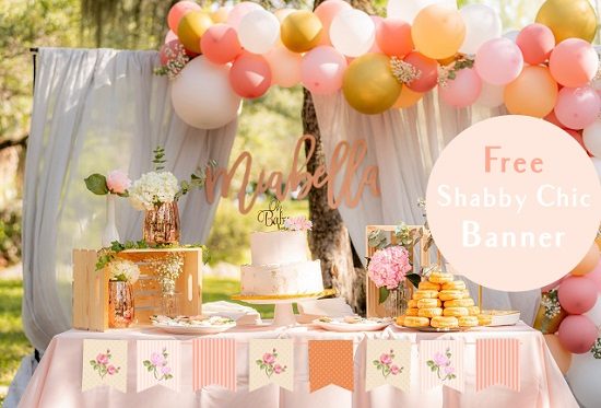free shabby chic banner