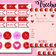 free valentine baby shower package xoxo