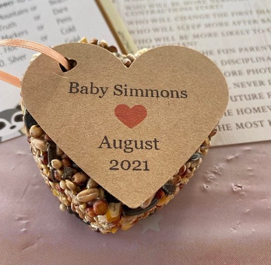 personalized bird seed favors