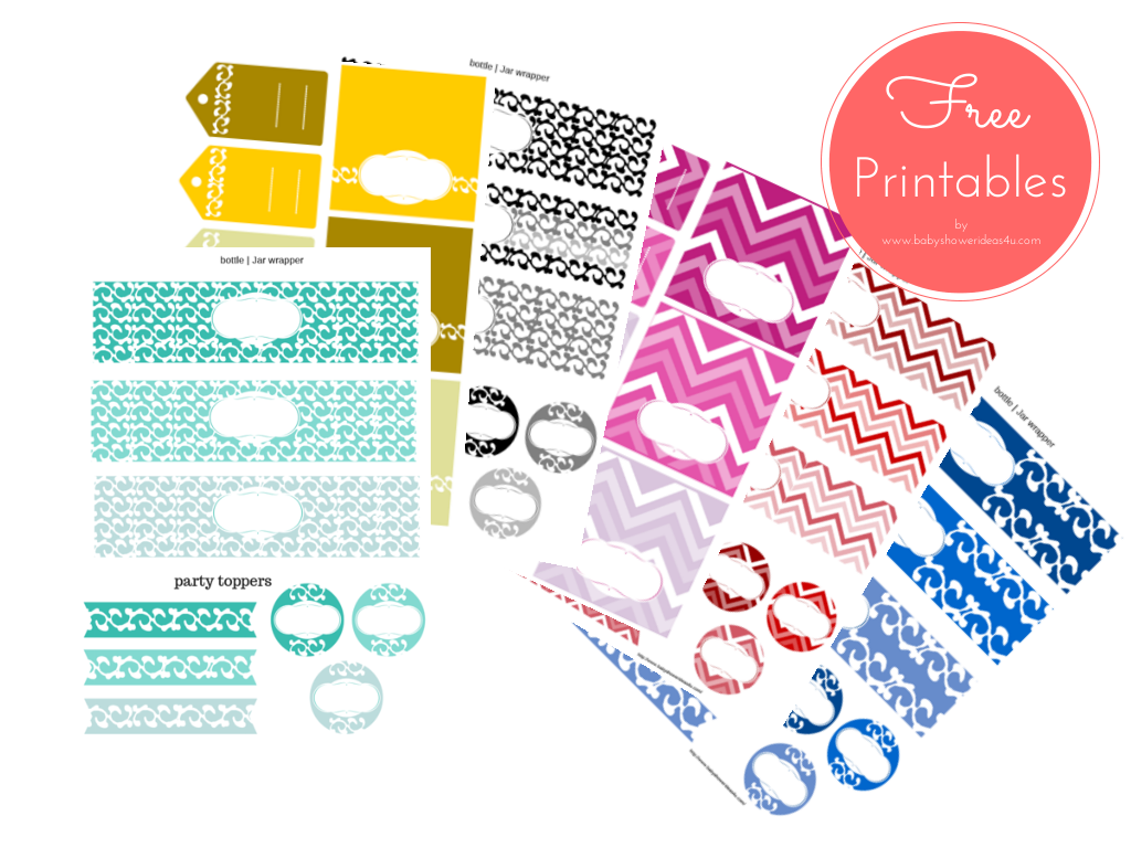 For Free Printable Baby Shower Party Packs