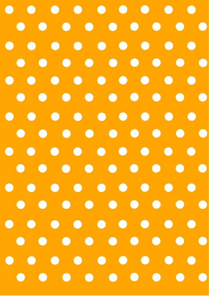 polka dot papers orange