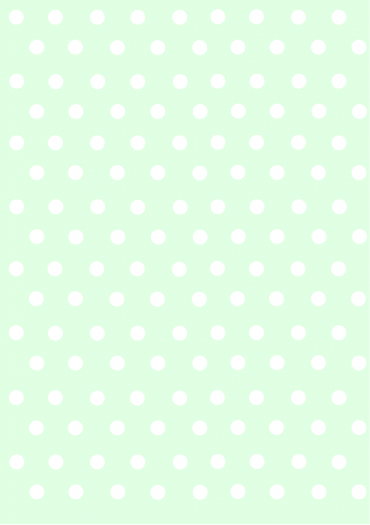 polka dots papers pastel green