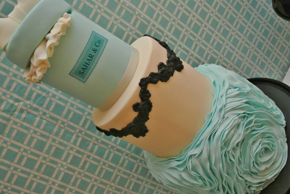 Tiffany Blue Cake