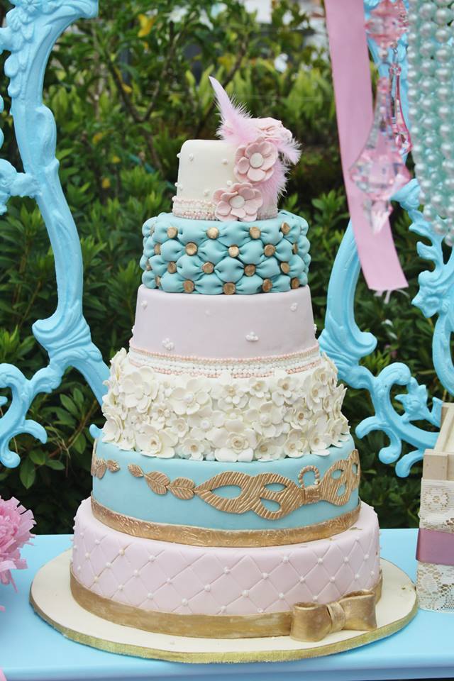 5 tier cake
