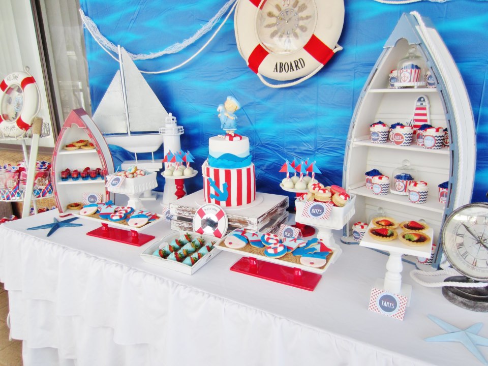 It's a Boy Nautical Baby Shower - Baby Shower Ideas 4U