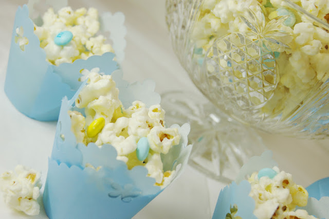 White Chocolate Baby Shower Popcorn Recipes White Chocolate Baby Shower Popcorn Recipes