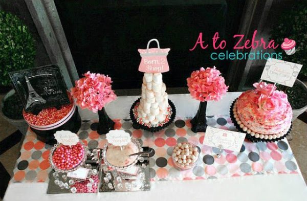 Born to shop tablescape