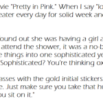 80’s Pretty in Pink Baby Shower