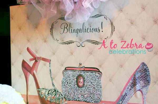 blingalicious backdrop display
