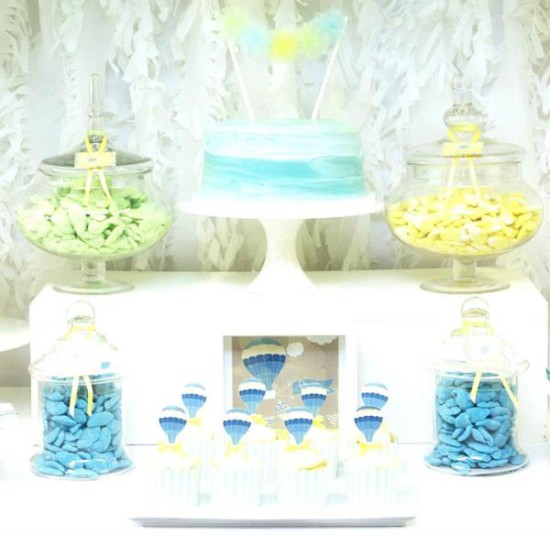 hot air balloon baby shower ideas 6