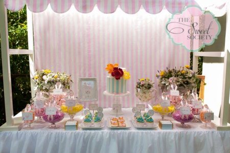 Whimsical Garden Alice in Wonderland baby shower decorations
