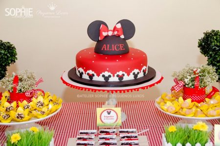 red minnie mouse baby shower