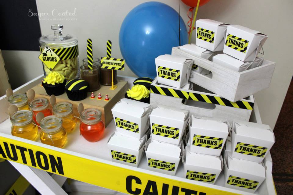 Construction Site Theme Party Baby Shower Ideas 4u