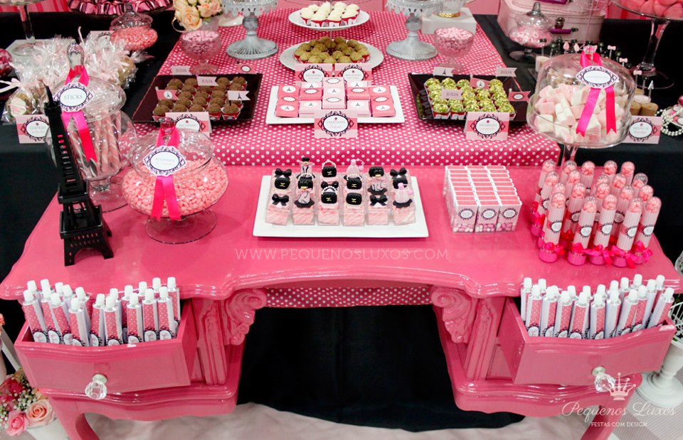 Pink Paris Themed Party Baby Shower Ideas 4u