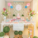 Pink & Blue Little Bird Party