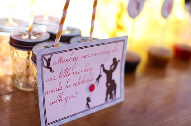 Monkey See Monkey Do Party ideas via baby shower ideas shops label