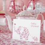 Pink Elephant Themed Baby Shower