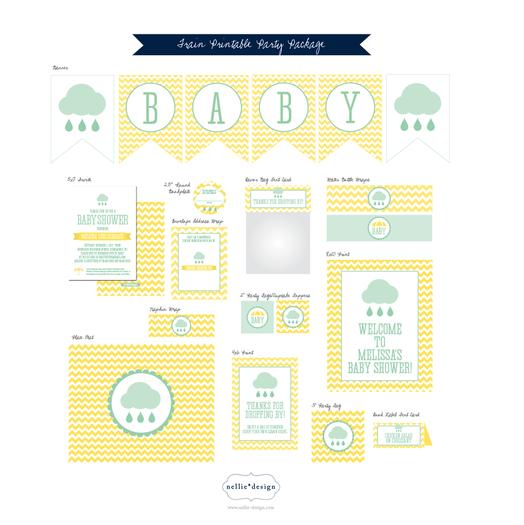 Rain shower baby shower via babyshowerides4u 20