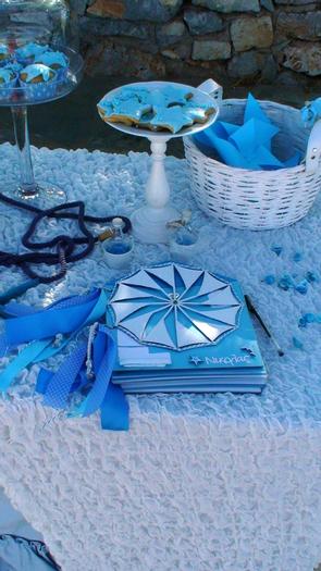 sea blue beach baby shower party ideas via babyshowerideas4u.com