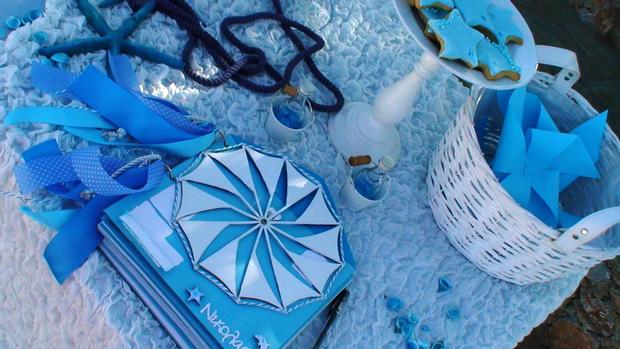 sea blue beach baby shower party ideas via babyshowerideas4u.com