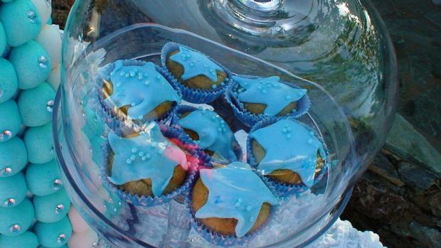 sea blue beach baby shower party ideas via babyshowerideas4u.com