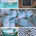 Modern Chevron Elephant Baby Shower
