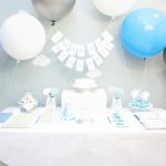 Soft Cloud and Blue Balloon Party