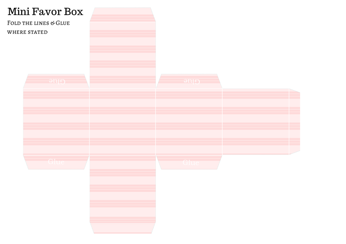 Simple Paper DIY Favor Box with FREE Box Template – Baby Shower Ideas 4U